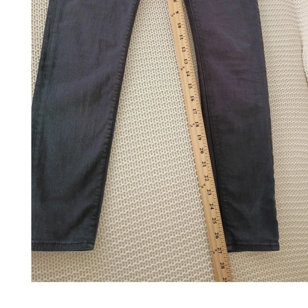 Hudson Natalie Ankle Skinny Jeans Charcoal Mid‎ Rise Size 27 NWT MSRP $195